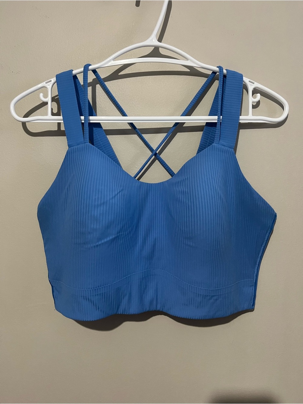 Lululemon Like a Cloud Ribbed Longline Bra *Light Support, D/DD Cup size 12